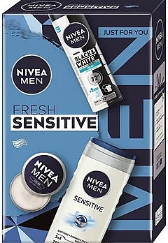 Набор - Men Fresh Sensitive (cr/30ml + deo/150ml + sh/gel250ml) — фото N1