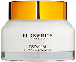 Духи, Парфюмерия, косметика Крем-маска с жасмином для упругости лица - Pure White Cosmetics Plumping Jasmine Cream Mask
