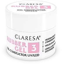 Гель для наращивания ногтей, 12 г - Claresa Rubber Gel — фото N2