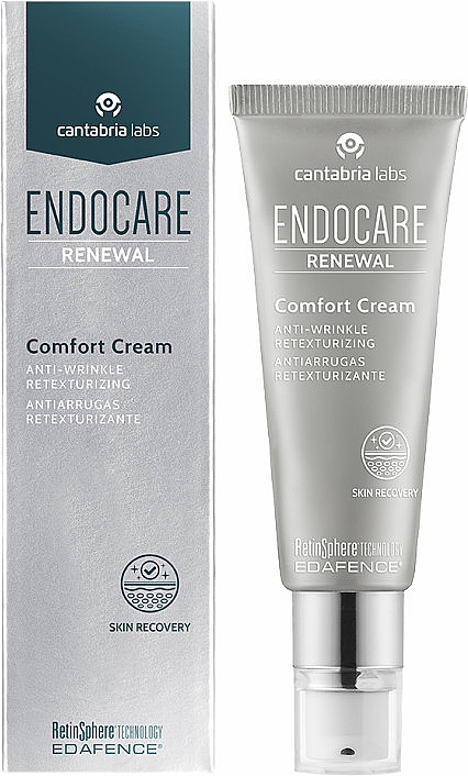 Антивіковий заспокійливий крем для обличчя - Cantabria Labs Endocare Renewal Comfort Cream — фото N2