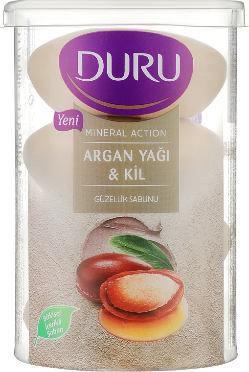 Туалетное мыло "Аргановое масло и глина" - Duru Mineral Action