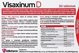 Диетическая добавка - Aflofarm Visaxinum D — фото N2