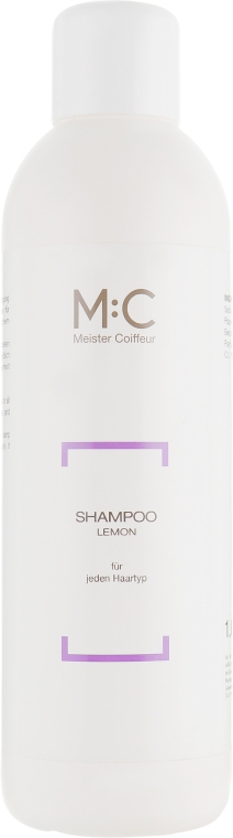 Шампунь для волосся - Meister Coiffeur Lemon Shampoo — фото N1