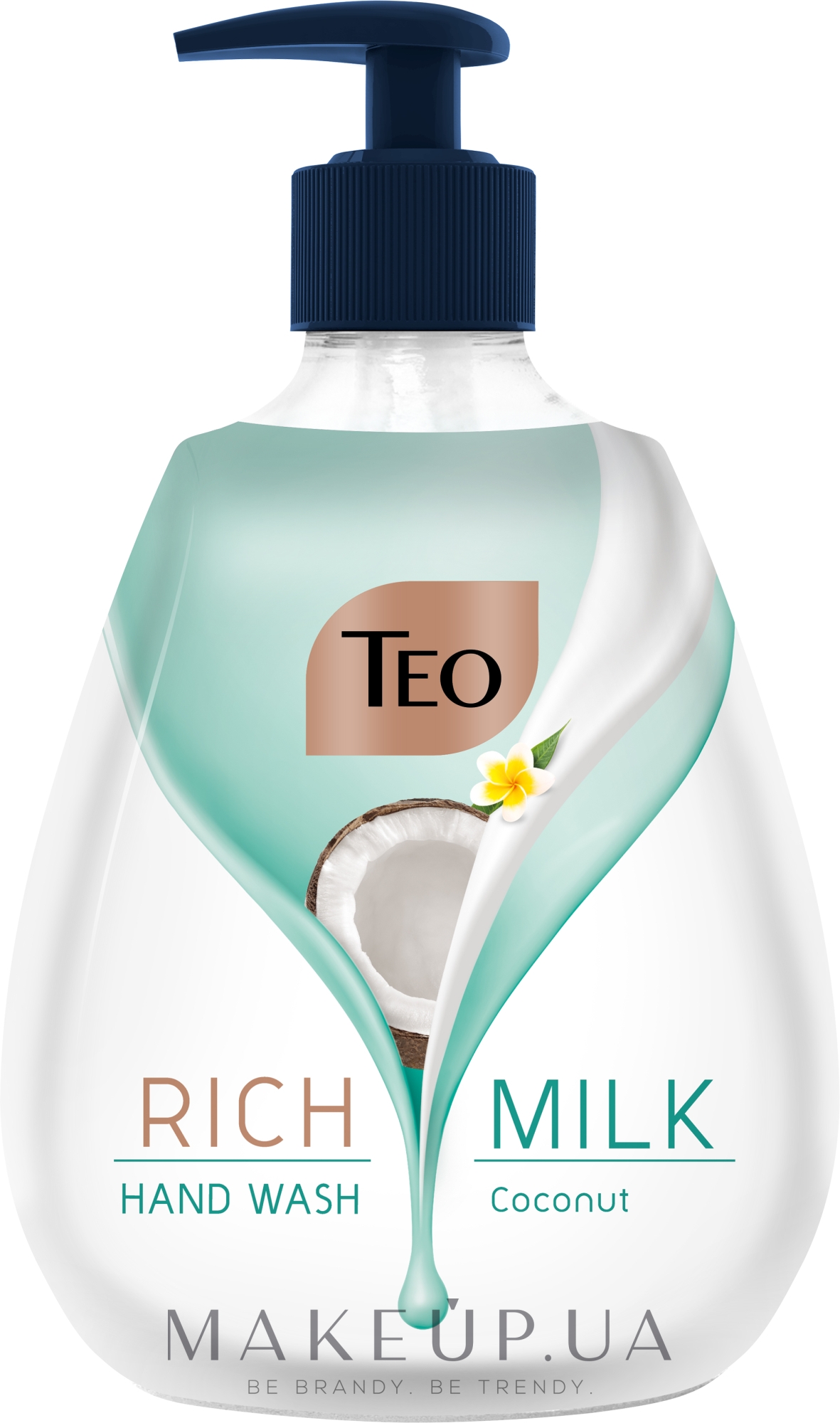 Жидкое глицериновое мыло - Teo Rich Milk Coconut Hand Wash — фото 400ml
