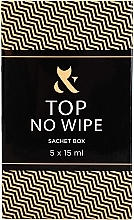 Топовое покрытие без липкого слоя в саше - F.O.X Top No Wipe Sachet — фото N2