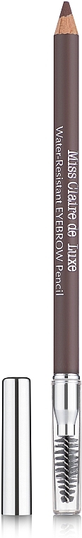 Водостійкий олівець для брів  - Miss Claire de Luxe Water-Resistant Eyebrow Pencil