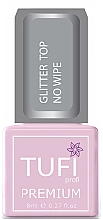 Парфумерія, косметика Топ без липкого шару з мікроблиском - Tufi Profi Premium Glitter Top No Wipe