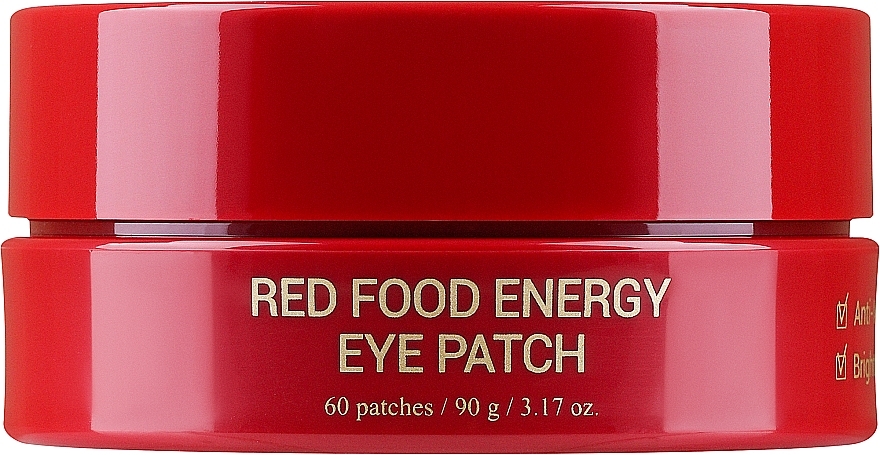 Патчі під очі - Yadah Red Food Energy Eye Patch — фото N1