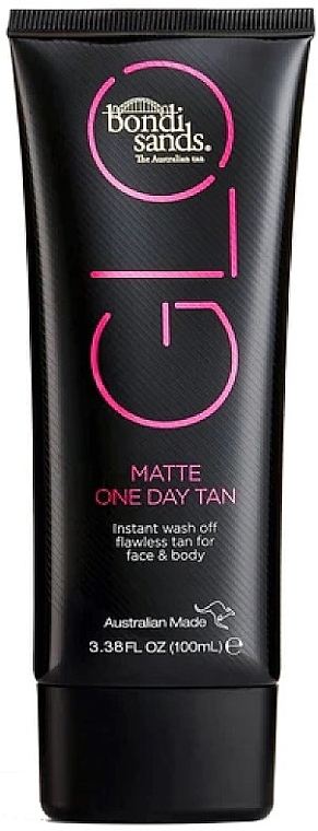 Автозасмага для обличчя та тіла - Bondi Sands GLO Matte One Day Tan — фото N1