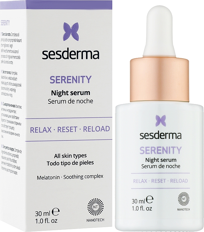 Нічна сироватка для обличчя - Sesderma Serenity Serum — фото N2