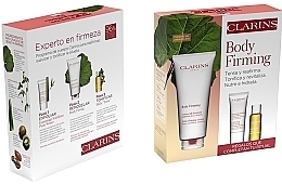 Парфумерія, косметика Набір - Clarins Body Firming Set (b/cr/200ml + b/scr/30ml + b/oil/10ml)