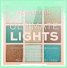 Палетка теней для век - Makeup Revolution Ultimate Lights — фото N2