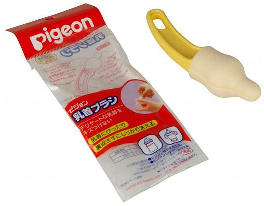 Щетка для мытья силиконовых сосок - Pigeon