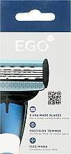 Сменные картриджи для бритья, 2 шт - Ego Shaving Club 5-Blade Cartridges — фото N1