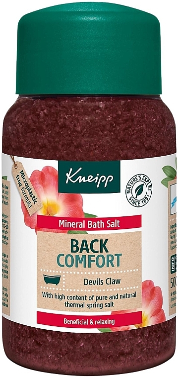 Сіль для ванни - Kneipp Back Comfort Devil´s Claw Bath Salt — фото N1