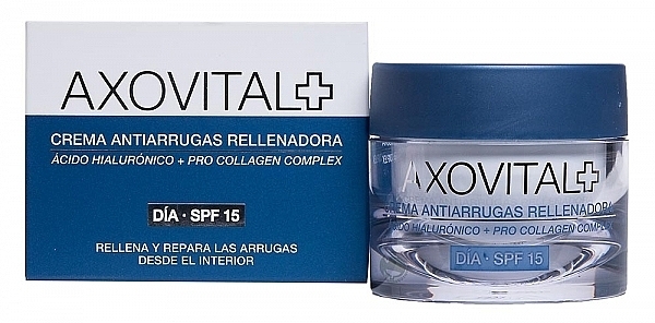 Крем для лица от морщин - Axovital Anti-Wrinkle Replenishing Face Cream SPF15 — фото N1