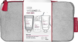 Духи, Парфюмерия, косметика Набор - Baylis & Harding Wellness For Men Revived & Ready Wash Bag Gift Set (ash/balm/50ml + sh/gel/100ml + f/wash/50ml + bag/1pc)