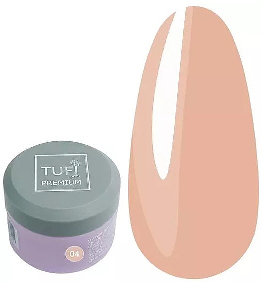 Гель для наращивания ногтей - Tufi Profi Premium UV Gel 04 Cover Light
