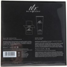 Burberry Mr. Burberry - Набор (edt/50ml + body/gel/75ml) — фото N5