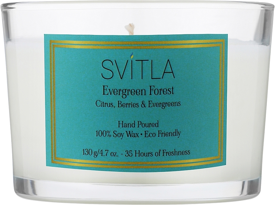 Ароматическая свеча "Вечнозеленый лес" - Svitla Evergreen Forest