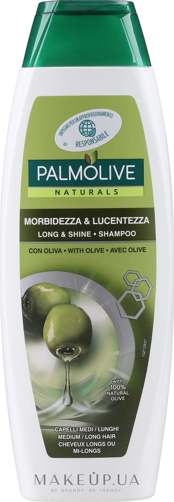 Шампунь для волос - Palmolive Naturals Long & Shine Olive Shampoo — фото 350ml