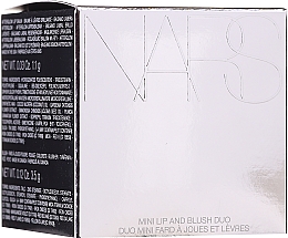 Духи, Парфюмерия, косметика Набор - Nars Mini (blush/3.5g + lip/balm/1.1g)