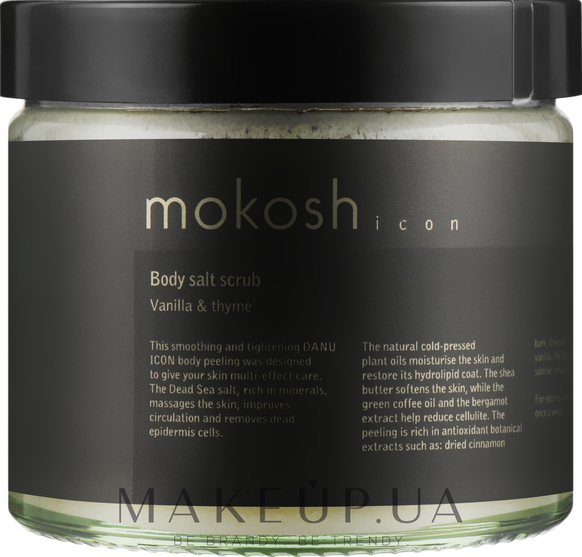Скраб для тіла "Ваніль і чебрець" - Mokosh Cosmetics Body Salt Scrub Vanilla & Thyme — фото 300ml