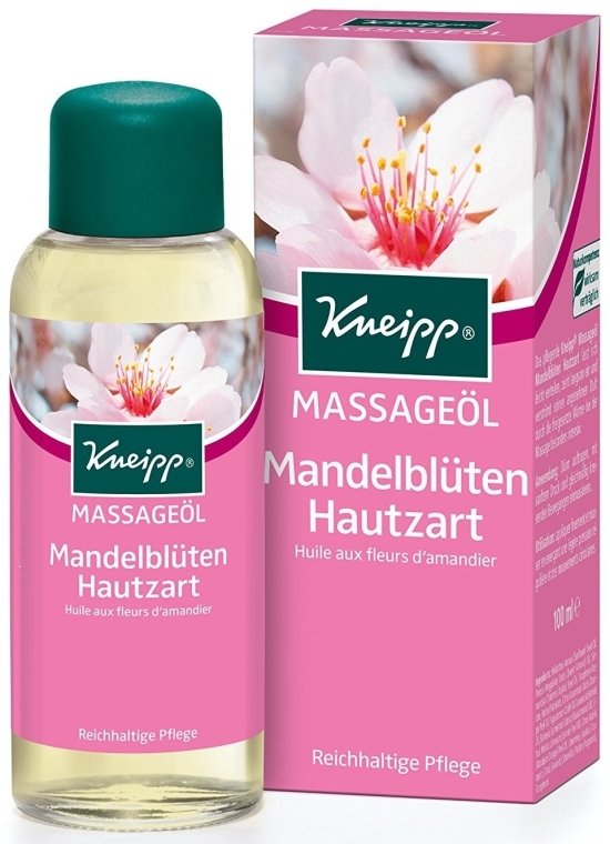 Масло для тела массажное "Цветущий миндаль" - Kneipp Massageol mandelbluten Hautzart — фото N1