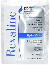 Парфумерія, косметика Крем для інтенсивного зволоження шкіри обличчя - Rexaline Hydra 3D Hydra-Dose Cream (пробник)
