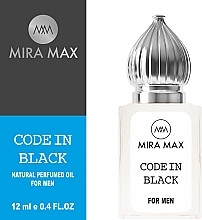 Mira Max Code In Black - Парфумована олія для чоловіків — фото N1