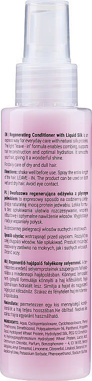 Двофазний кондиціонер із рідким шовком - Loton Two-Phase Conditioner Silk Regenerating Hair — фото N2