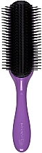 Щітка для волосся D4, чорна з фіолетовим - Denman Original Styling Brush D4 African Violet — фото N1