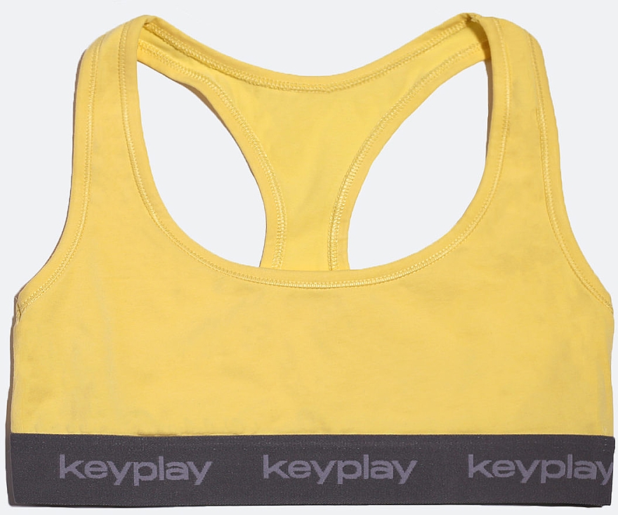Комплект белья для женщин "Sport Sunlight", топ + трусики-хипстеры, желтый - Keyplay — фото N3