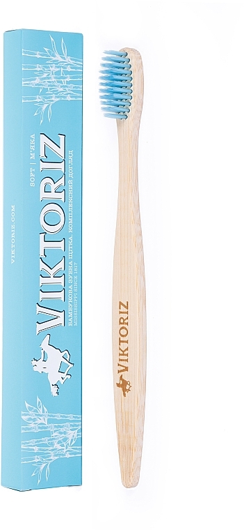 ПОДАРУНОК! Бамбукова зубна щітка "Комплексний догляд" - Viktoriz Missisipi — фото N1