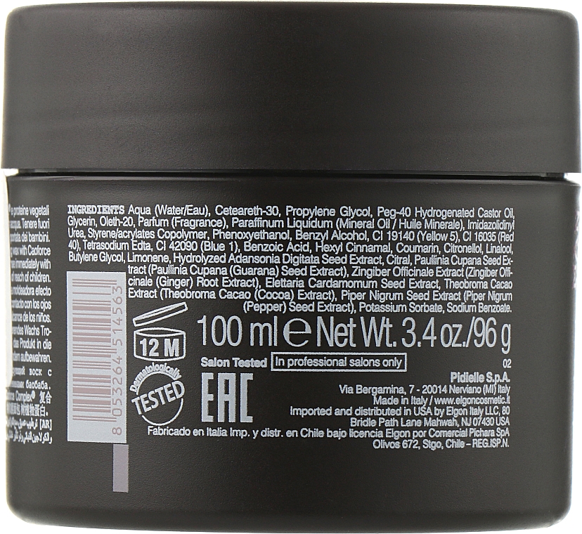 Моделювальний віск екстрасильної фіксації для волосся - Elgon Man X-Strong Control Wax — фото N2