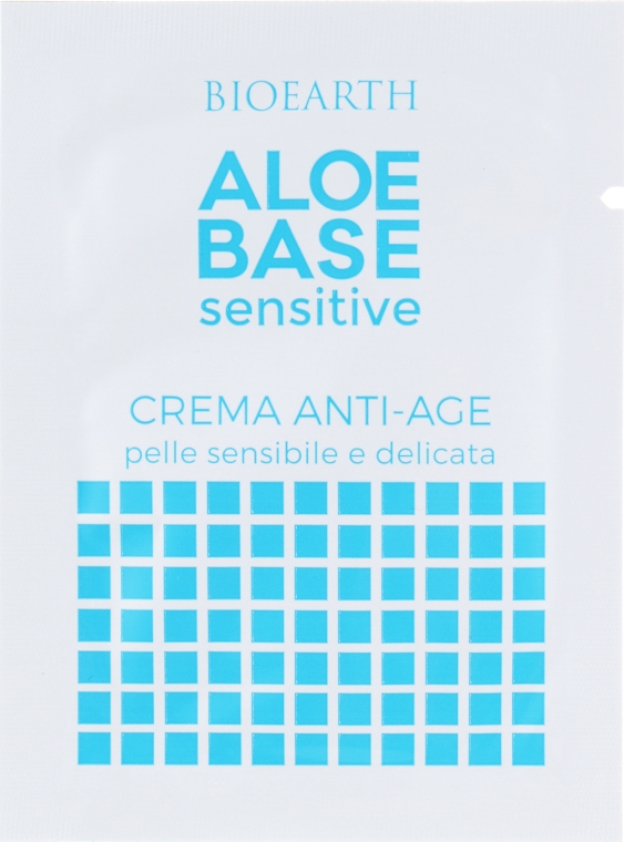 Крем для лица антивозрастной - Bioearth Aloebase Sensative Anti-Age Cream (пробник)