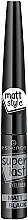 Духи, Парфюмерия, косметика Жидкая подводка для глаз - Essence Super Last Eyeliner Matt Black