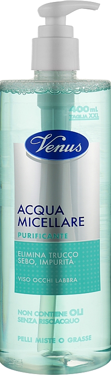 Очищающая мицеллярная вода - Venus Acqua Micellare Purificante  — фото N1