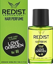 Парфуми для волосся - Redist Professional Hair Parfume Love Garden No 80 — фото N2
