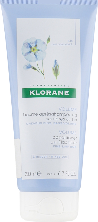 Кондиционер для волос - Klorane Volume Conditioner With Flax Fiber
