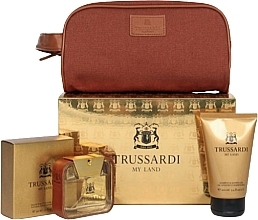 Парфумерія, косметика Trussardi My Land - Набір (edt/100ml + sh/g/100ml + bag)