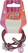 Парфумерія, косметика Резинка для волосся, HA-1173, бузкова - La Rosa