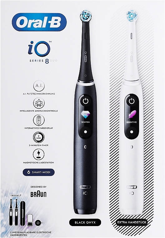 Набір - Oral-B iO Series 8 (toothbrushes/2pc) — фото N1