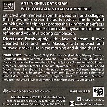Крем для обличчя - Dead Sea Collagen Anti-Wrinkle Day Cream — фото N3