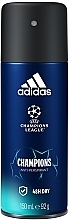 Adidas UEFA Champions League Champions Edition VIII Anti-perspirant 48H Dry - Антиперспирант — фото N1