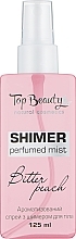 Парфумерія, косметика Спрей ароматизований із шиммером для тіла "Bitter Peach" - Top Beauty Shimmer Perfumed Mist