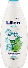 Духи, Парфюмерия, косметика Крем-гель для душа "Лайм и мята" - Lilien Lime & Mint Shower Gel