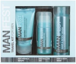 Духи, Парфюмерия, косметика Набор - Mades Cosmetics Manifest (shm/gel/125ml + ser/75ml + deo/roll/50ml)