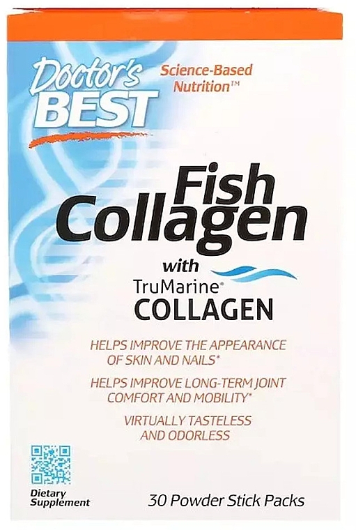Риб'ячий колаген з колагеном TruMarine - Doctor's Best Fish Collagen — фото N1