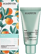 Маска для очищения пор с экстрактом грейпфрута - Academie Pure Purifying Pore Clearing Mask — фото N2